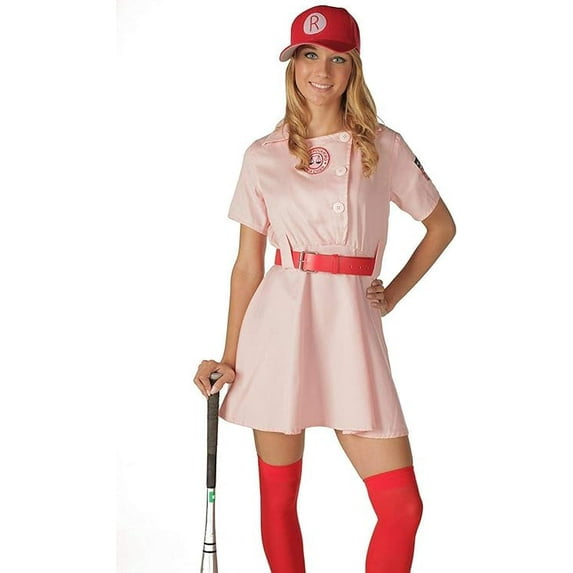 Rockford Peaches Movie AAGPBL Baseball Dress Halloween Costume Cosplay