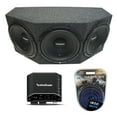 thumbnail image 1 of Rockford Prime R1S412 Triple 12" Subwoofer Loaded 1800 Watt Sub Box R2-500X1 Amp, 1 of 4