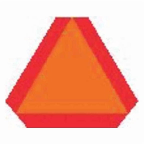 Rockford Silk Screen Process Vehcle Placard,Slow Moving Vehicle Sign SMV-M5-BB