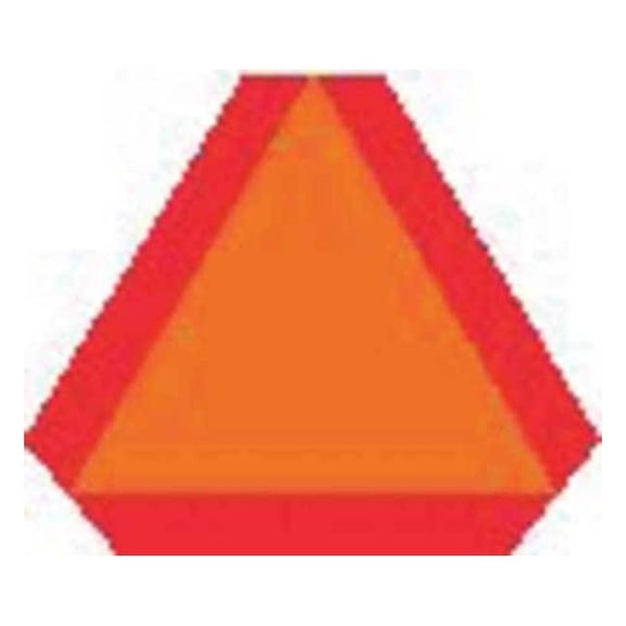 Rockford Silk Screen Process Vehicle Placard,Slow Moving Vehcle Sign SMV-D3-AA