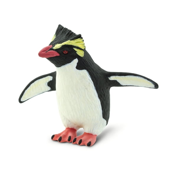 Safari Ltd. Rockhopper Penguin - Realistic 2.25" Sea Bird Figurine - Educational Toy for Boys, Girls, & Kids Ages 3+