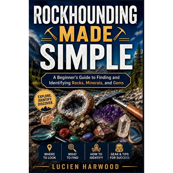 Rockhounding Made Simple: A Beginner's Guide to Finding and Identifying Rocks, Minerals, and Gems, (Paperback)