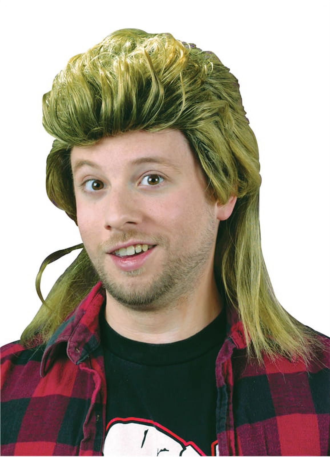Blonde mullet wig clearance walmart