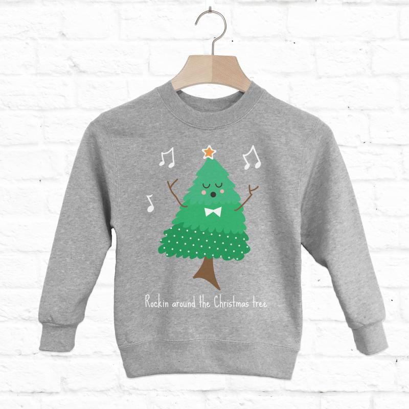 Rockin Around The Christmas Tree Kids Sweat.Christmas s.Christmas Gift
