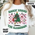 thumbnail image 1 of Rockin Around the Classroom Winter Teacher Shirt, Teacher Winter Shirt, Winter Teacher Shirt, Teacher Shirt, Winter Shirt816 Tshirt All Size S-5XL, 1 of 5