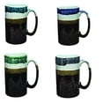 thumbnail image 1 of Rockin Gear Stoneware Glazed Coffee Mugs Set of 4 with Gold Accent Gift for Mom, Dishwasher Microwave Safe Large 14 oz Mugs (Set of 4) Hot Beverages - Great Gift for Coffee Tea Lover/Addicts, 1 of 1