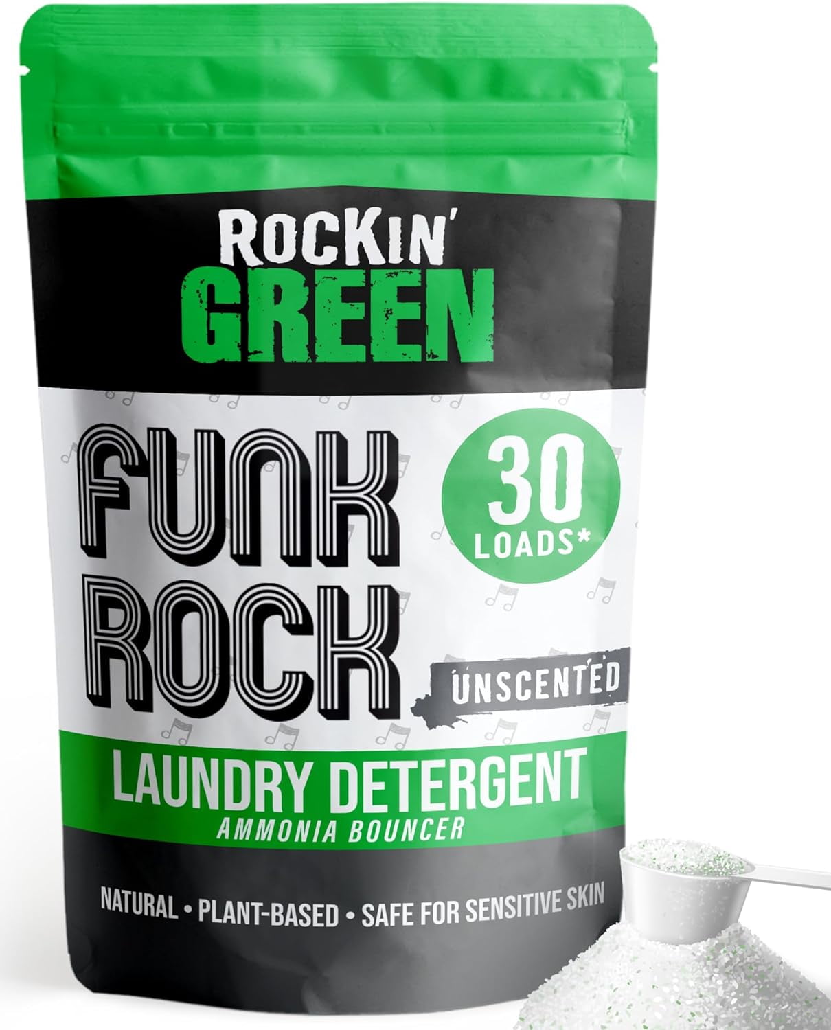Rockin' Green Laundry Detergent, Plant based, All Natural Laundry
