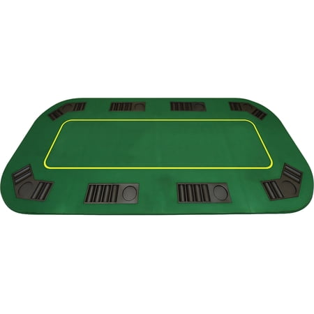 Trademark Poker Table Top - 80-inch Foldable Card Mat for up to 8 Players