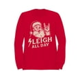 thumbnail image 1 of Rockin' Santa Sleigh All Day Women's Sweatshirt, 1 of 3