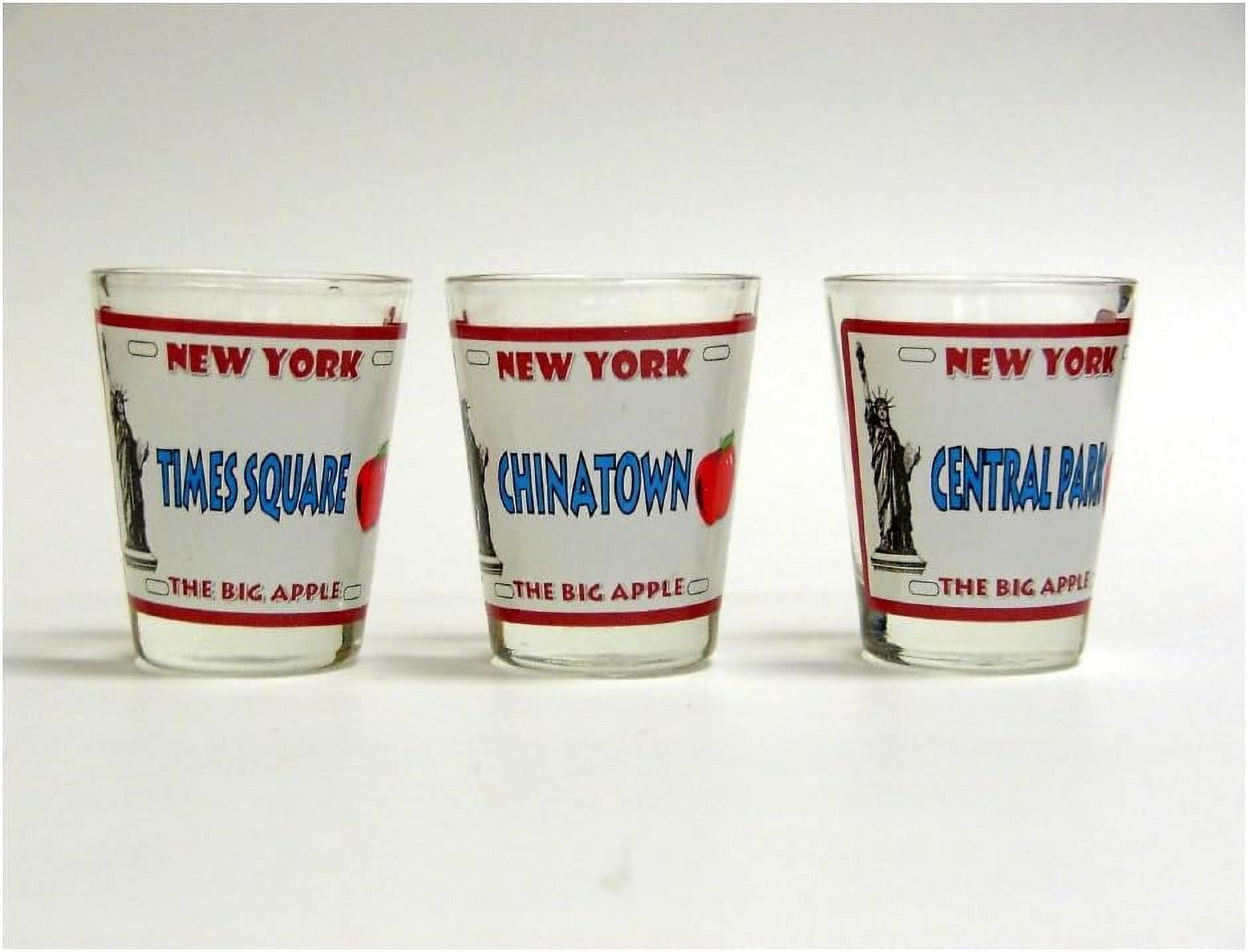 Rockin Shot Glasses New York City Souvenir Gifts Shot Glass Set of 3