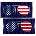 thumbnail image 1 of Rockin USA American Flag Beach Towels Set Sunglasses Patriot Novelty Towels 30" x 60" Soft Cotton Velour Towel Ideal for The Beach Pool Sunbathing (2 PACK), 1 of 1