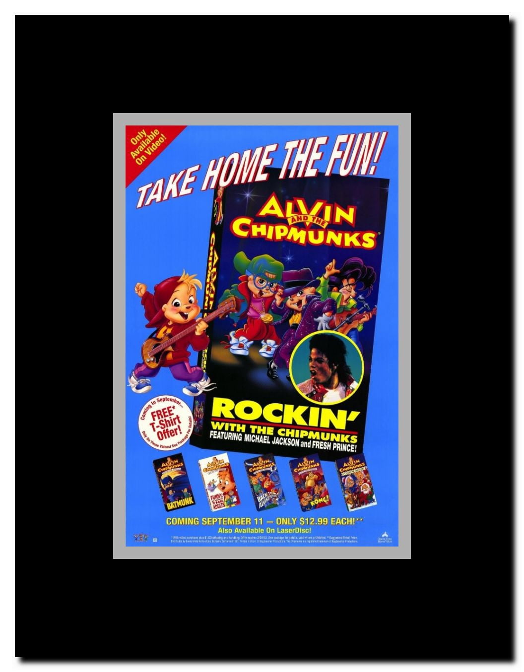 Rockin' With the Chipmunks Framed Movie Poster