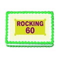 thumbnail image 1 of Rocking 60 -60th Birthday Edible Photo Image Cake Topper, 1 of 1