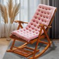 thumbnail image 1 of Rocking Chair Cushion,AZXY 50x20x4in Chaise Lounge Cushion High Back,Fade-Resistant Lounge Chair Cushions for Indoor Outdoor Patio,Pink, 1 of 6