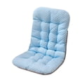 thumbnail image 1 of Rocking Chair Cushion Indoor Extra Large Rocking Chair Pads High Back Non Slip Textured Seat and Back Cushion Set with Ties for Wooden Rocker 1 Pack Blue, 1 of 6