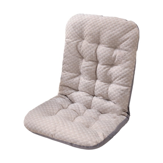 Rocking Chair Cushion Indoor Extra Large Rocking Chair Pads High Back Non Slip Textured Seat and Back Cushion Set with Ties for Wooden Rocker 1 Pack Coffee