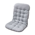 thumbnail image 1 of Rocking Chair Cushion Indoor Extra Large Rocking Chair Pads High Back Non Slip Textured Seat and Back Cushion Set with Ties for Wooden Rocker 1 Pack Gray, 1 of 6