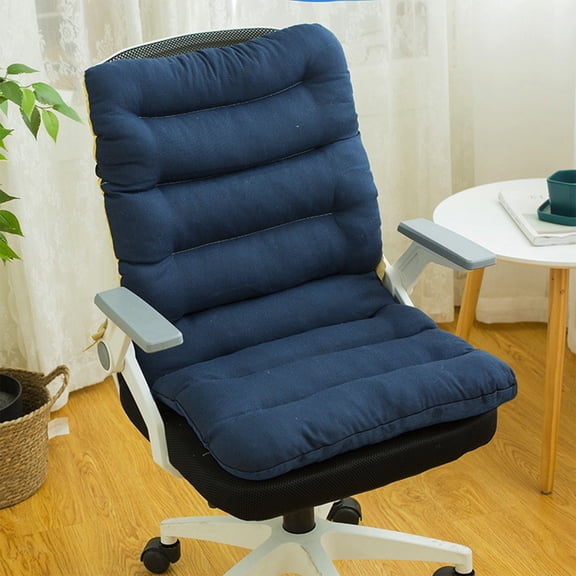 Rocking Chair Cushion Indoor Seat Back Pad for Desk Dining Office Kitchen Chair - Blue