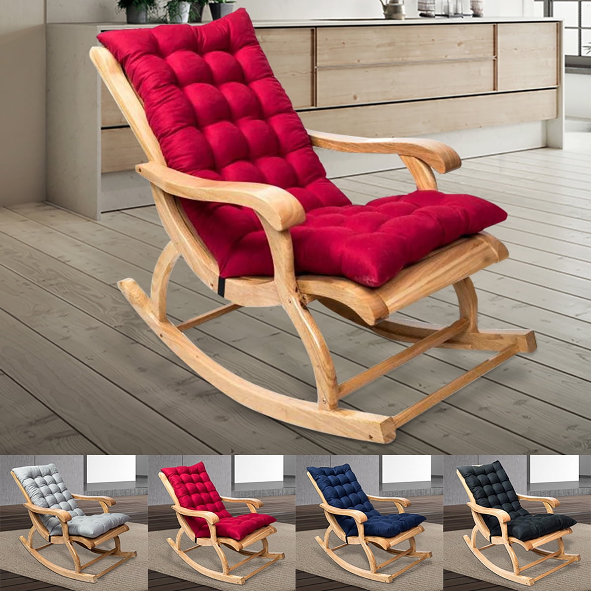 Rocking Chair Cushion Outdoor Garden Chair Cushion Non Slip High