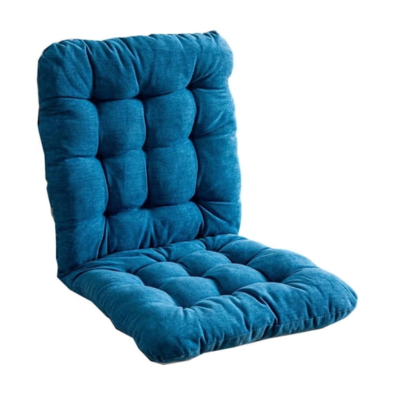 Rocking Chair Cushion,Patio Chair Cushion,Overstuffed Seat Back Cushion Pad,Soft Thickened Patio Chair Cushions (Blue,31.5x15.8x3inches)