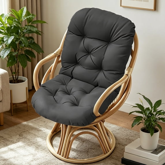 Rocking Chair Back Padding Rocking Chair Cushion, Patio Seat Pad, Comfortable Backrest Set, Water ...