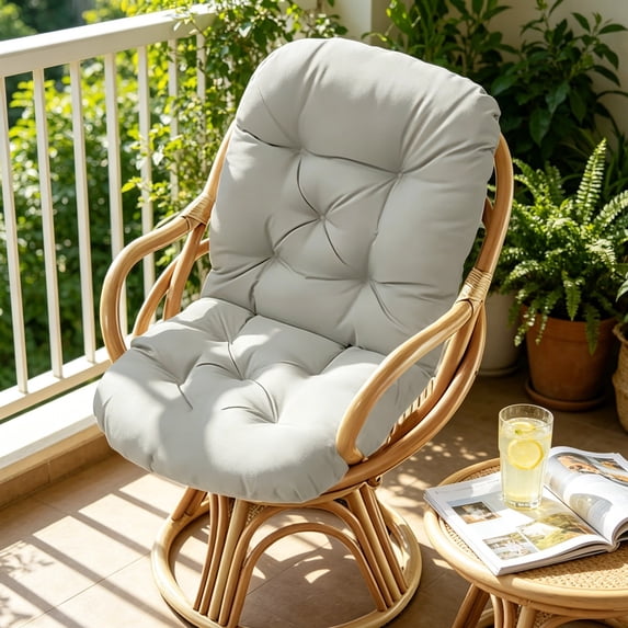 Rocking Chair Back Padding Rocking Chair Cushion, Patio Seat Pad, Comfortable Backrest Set, Water ...