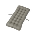 thumbnail image 1 of Rocking Chair Cushion, Waterproof and Fade-Resistant Adirondack Rocker Cushions, Indoor/Outdoor Rocking Chair Pads, High Back Memory Foam Patio Furniture Cushions with Ties, 28x14x2 Inch, Gray, 1 of 8