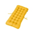thumbnail image 1 of Rocking Chair Cushion, Waterproof and Fade-Resistant Adirondack Rocker Cushions, Indoor/Outdoor Rocking Chair Pads, High Back Memory Foam Patio Furniture Cushions with Ties, 28x14x2 Inch, Yellow, 1 of 8