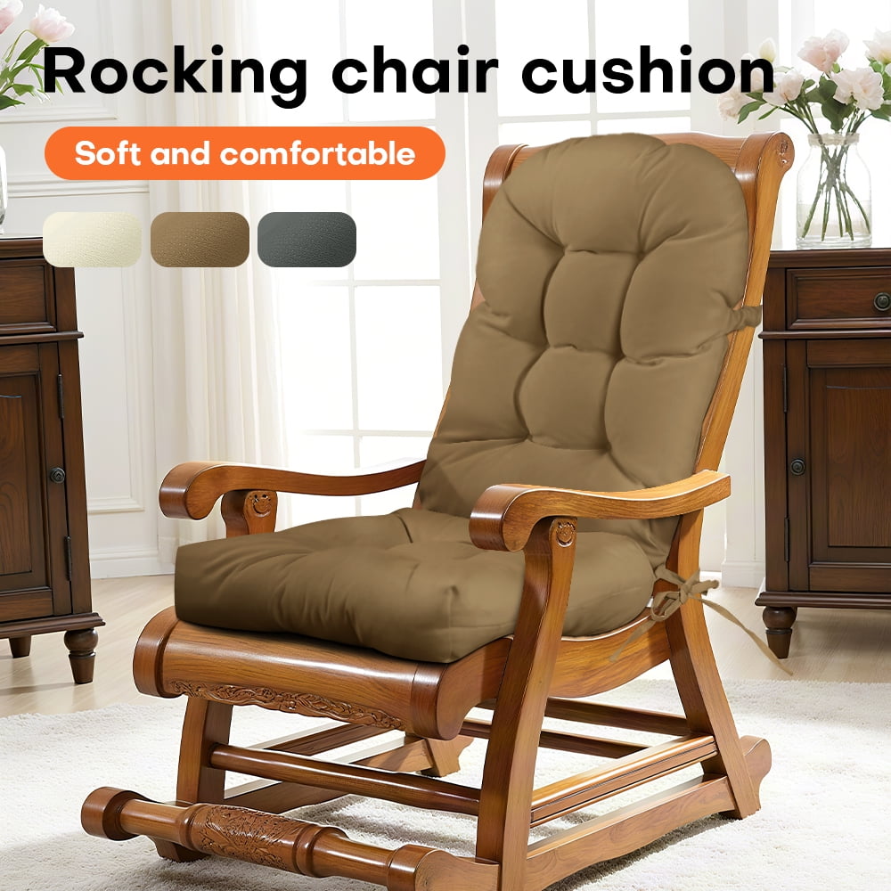 Rocking Chair Cushions 44x19 .Thick/Comfortable Indoor Chair Pad.High ...