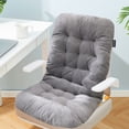 thumbnail image 1 of Rocking Chair Cushions High Back Non- Tufted Seat Pads with Ties for Indoor Outdoor Comfort and Support, 1 of 3