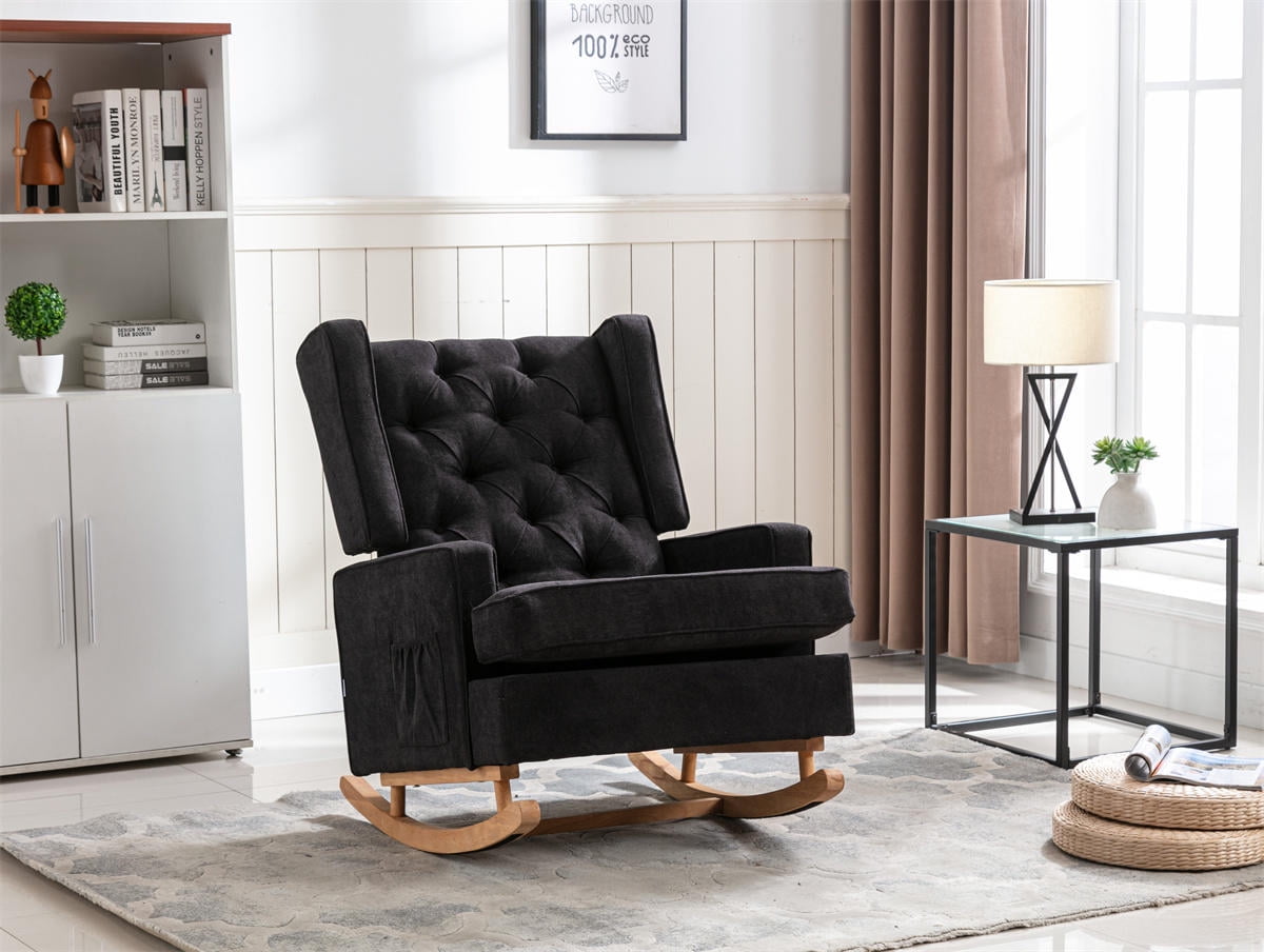 Black top nursery chair