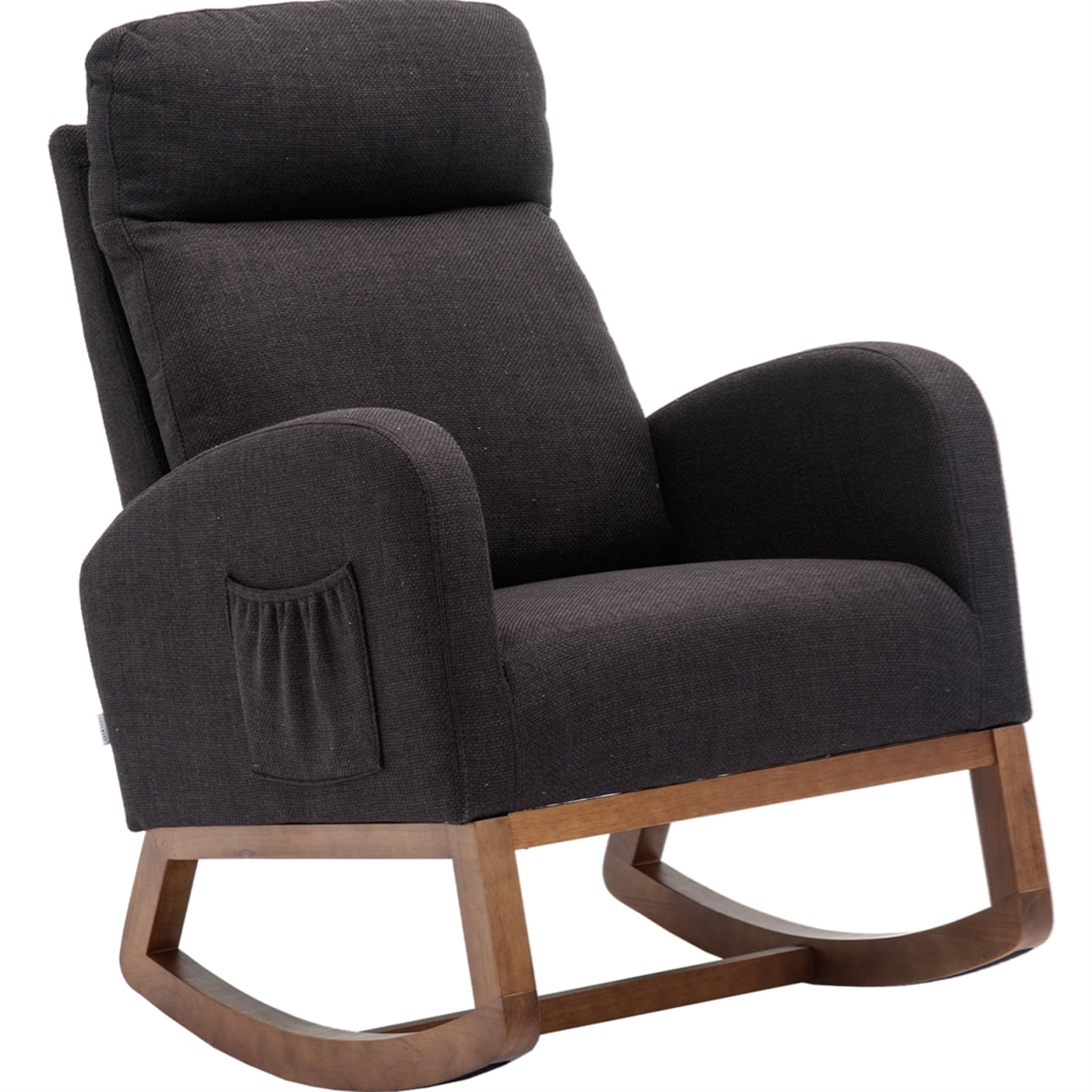 Rocking Chair, Living Room Chairs with , Mid-Century Modern Accent ...