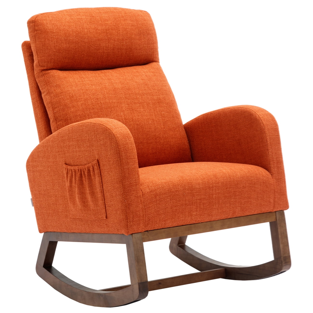 Rocking Chair, Living Room Chairs with , Mid-Century Modern Accent ...