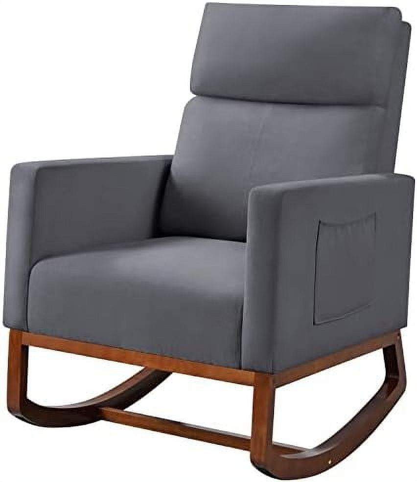 Rocking Chair Nursery, Glider Chair Modern Accent Chair Upholstered
