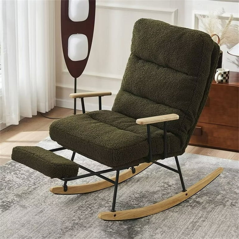 Green glider chair hot sale