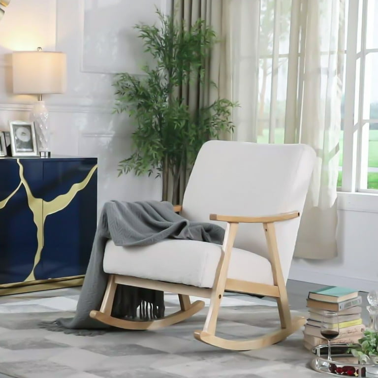 Rocking Chair Nursery Teddy Gliding Modern Accent Chair