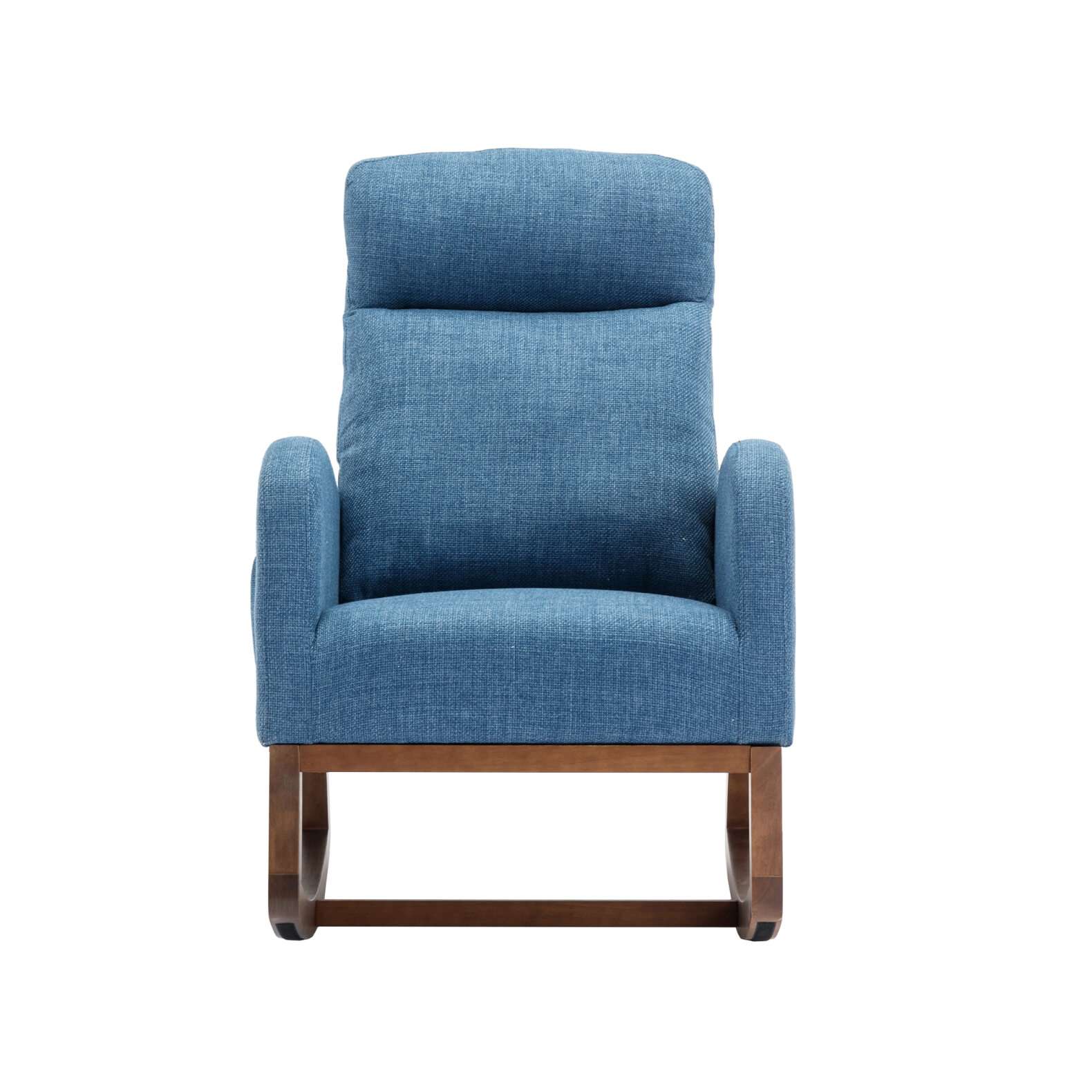 Rocking Chair Nursery with Side Pocket, Upholstered Glider Chair with ...