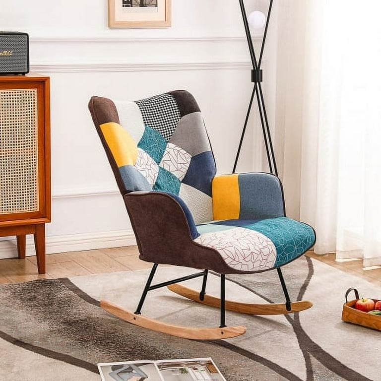 Boho rocking chair for nursery 2025