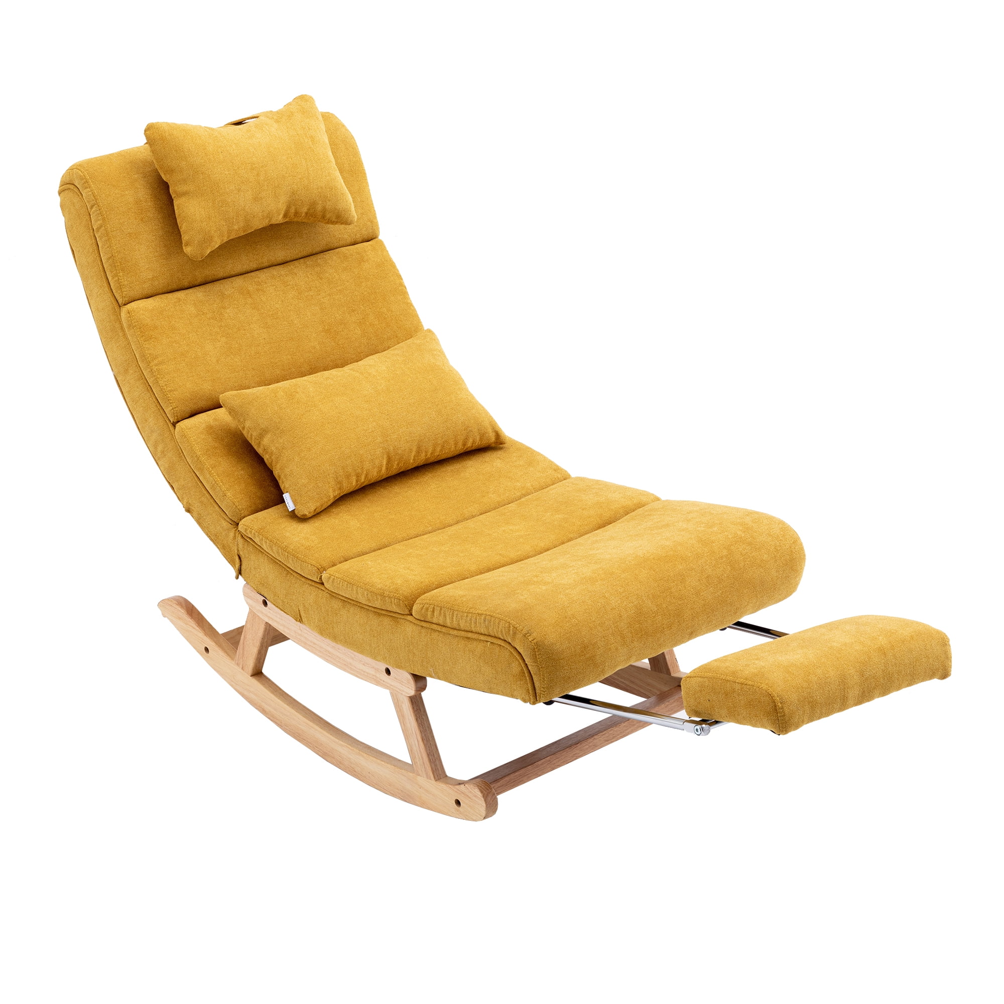 Rocking Chair Upholstered Rocking Armchair Lounge Chair For Living Room ...