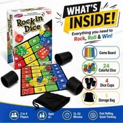 Rocking Dice Game,Non-Stop Fast Simultaneous Gameplay Dice Rolling Board Game,Fast-Paced Party Game for Family Game Night Travel Camping,Fun Gift for Players and Game Enthusiasts1 Set
