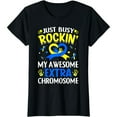thumbnail image 1 of Rocking My Extra Chromosome World Down Syndrome Awareness T-Shirt, 1 of 6