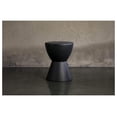 thumbnail image 1 of Rocking Rocker - F13 Black Modern Lightweight Concrete Side Table/End Table- Suitable for Indoor or Outdoor - Easy Clean - Size : 13.78 x 13.78 x 17.72, 1 of 4