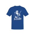thumbnail image 1 of Rocking Santa Sleigher Design Men's T-shirt, 1 of 3