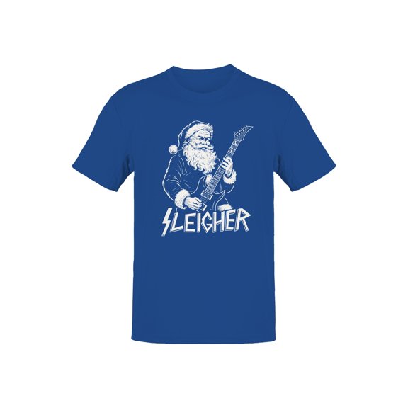 Rocking Santa Sleigher Design Men's T-shirt