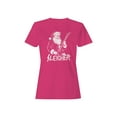 thumbnail image 1 of Rocking Santa Sleigher Design Women's T-shirt, 1 of 3