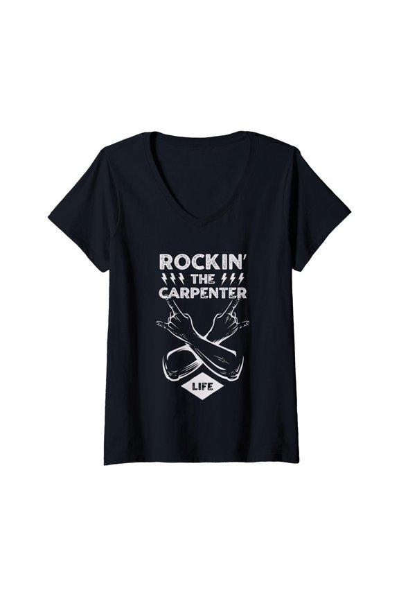 Rocking the Carpenter Life Funny Carpentry Humor Craftsman T-Shirt