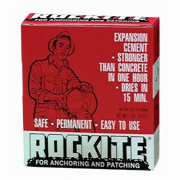 Rockite 10001 Rockite 10001 1Lb Box Anchoring and Patching Cement White