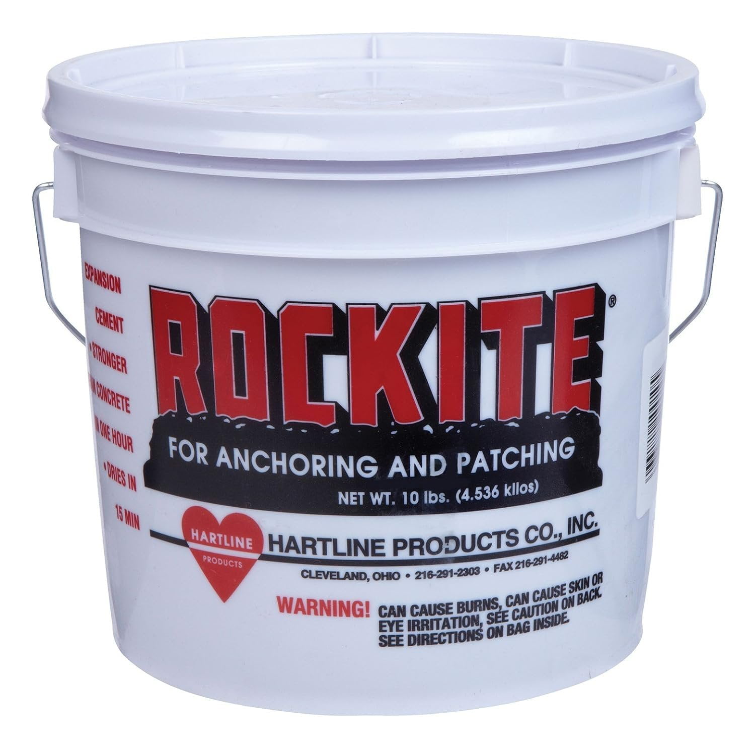 Hartline Products Co Inc Rockite Cement 10 lb.  Residential Use, Standard Application