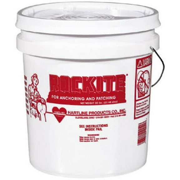 Rockite Cement, 50 Lb, White/Off-White/Gray (10051) CA2