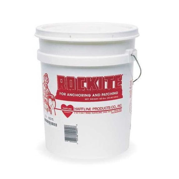 Rockite Expansion Cement, 50 lb, Pail, 1 Hr Full Cure Time 10051
